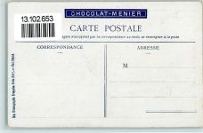 Chocolat Menier - Militär Frankreich, WK I Sortie des Ecuries, , sehr gute Erhaltung AK Schokolade