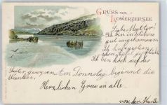 6430 Schwyz Lithographie Lowersee