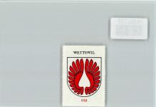 8907 Wettswil - Vignette Wappen Kaffee Hag ca 1920-1940 Wettswil