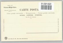 6354 Vitznau - Kirche, Ortsansicht, Vierwaldstättersee, Bahntrance