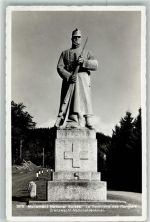 2954 Asuel Foto AK Kriegerdenkmal Sentinelle des Rangiers Grenzwachtdenkmal