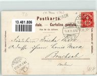 9400 Rorschach 1899 Gebrauchsspuren Hotel Anker Hafen Lithographie