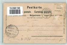 Mürren Nr. 2084, Gruss aus - Litho , sign Steinmann Schlumpf 1900 Gebrauchsspuren