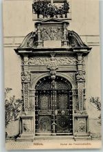 8752 Näfels 1912 Foto AK Eingang Freulerpalast Foto Jeanrenaud