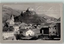 Tarasp Passepartout AK Suchard Schokolade 1923 Gebrauchsspuren