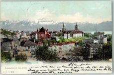 1000 Lausanne Losanna 1904
