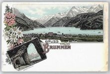 6440 Brunnen Lithographie