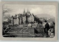 Basel Bâle Neuchatel de Chateu Suchard Schokolade