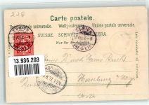 8000 Zürich 1897 - Grossmünster Trachtenmädchen