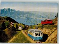 6354 Vitznau Foto AK Bergbahn Vitznau Arth-Rigi-Bahnen