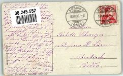 Zürich Dampfschiff Hevetia Zürichsee Binnenschiff 1908 Foto AK