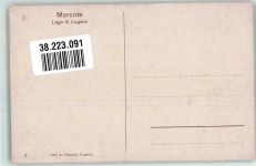 6922 Morcote Lithographie / Künstlerkarte Lago di Lugano