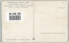 2545 Selzach Foto AK Passionsspile 1923