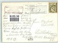 Säntis 1959 Winter Fliegeraufnahme Kräzernpass- Straße Schwägalp Säntis