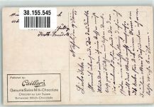 sign. Splitgerber A. Natur Chocolat Cailler Schokolade Künstlerkarte