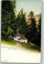 1992 Les Mayens-de-Sion Foto AK Kirche Kapelle