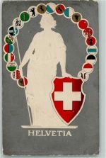 Wappen AK Helvetia 1906 Prägedruck