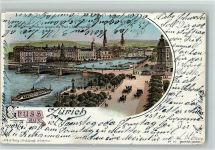 Zürich Nr. 50 Gruss aus - AK Schlumpf Lithographie