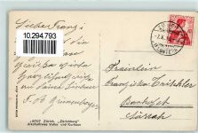 8000 Zürich 1910 - Zürichberg Alkoholfreies Volks- und Kurhaus