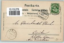 Zürich 1901 Zürichsee sign Steinmann C. Serie Zürich Steinmann Lithographie