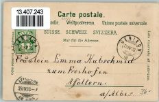Bad Ragaz Nr. 335 Gruss aus - AK Künzli 1903 Lithographie / Mondschein