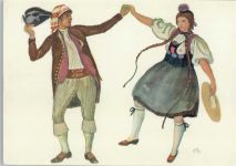 Werbung - Chocolate Caillers - Serie de la Noce - Canton de Berne - Offiz. AK Fete des Vignerons , Vevey 1927 - Trachten Schokolade