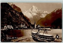 6454 Flüelen - Dampfer Stadt Luzern Bristenstock