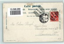 8000 Zürich Gebrauchsspuren Christliher Religion - Verein Junger Männer - Erinnerung 1900 an den Bazar