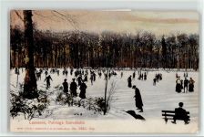 1000 Lausanne Losanna 1907 Winterlithographie