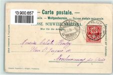 2900 Porrentruy Pruntrut 1905 - Le Rincoir Fahne