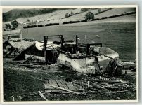 2300 La Chaux-de-Fonds Foto AK Katastrophe 1934 Zyklon Ferme Tschäppät détruite