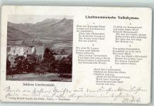 9490 Vaduz 1901 - Schloss Volkshymne