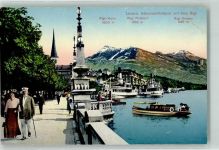 6000 Luzern Lucerne - Schweizerhofquai Raddampfer
