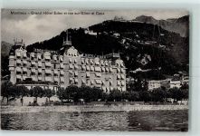 1820 Montreux 1923 Gebrauchsspuren Grand Hotel Eden et vue sur Glion et Caux