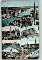 8000 Zürich 1906 - Mehrbildkarte