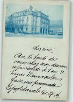 1000 Lausanne Losanna 1899 Foto AK Hotel