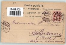 2000 Neuchâtel Neuenburg 1897 - Hafen Boot