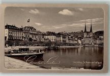 Luzern Lucerne Schweizerhofquai Suchard Schokolade