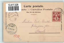 Sion Sitten Wappen Apfelernte AK Suchard Schokolade 1898