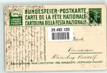 4000 Basel Bâle Ganzsache sign. Grob Pestalozzi in Stans Bundesfeier 1914