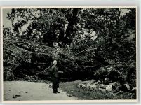 2300 La Cibourg La Chaux-de-Fonds - Zyklon 1934 Straße zerstört