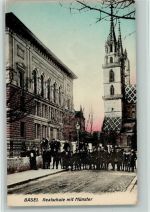 4000 Basel Bâle - Realschule mit Münster