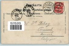 Rigi Kulm 1901 sign Steinmann C. Serie Vierwaldstättersee Steinmann Lithographie