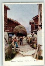 5012 Schönenwerd SO - Village Valaisan Rentree du Foin Editeur Bally fils Ort laut Editor