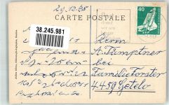 1200 Genève Genf 1975 Foto AK Denkmal Rousseau