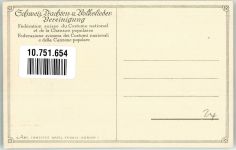 sign. E. Hodel Unterwalden Tracht Schweiz