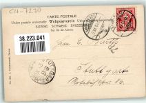 7270 Davos Platz 1904 Foto AK Davosersee