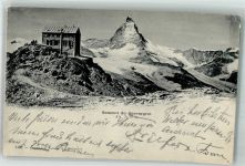 Gornergrat 1902 Foto AK Matterhorn Hotel