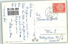 7000 Chur Coire 1959 Foto AK Postbus Denkmal Brunnen Schloss