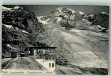 3823 Eigergletscher Foto AK Bahnhof Jungfraubahn